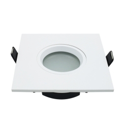 Square white waterproof downlight