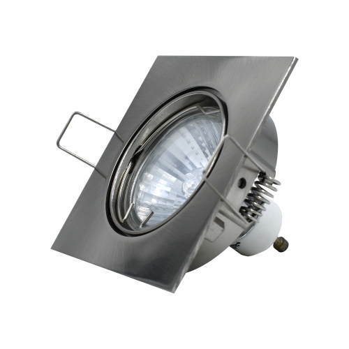 Square gu10 downlight housing