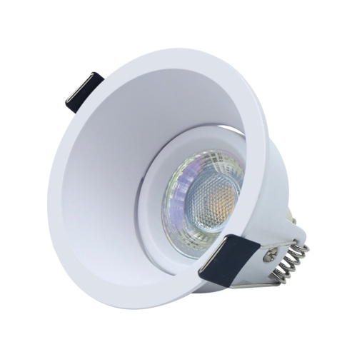Round adjustable anti glare led cob down light