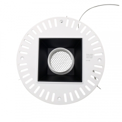 Square 360 degrees gimbal anti glare trimless spotlight fixtures