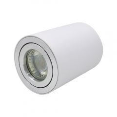 White downlight round led gu10 mr16 adjustable 15w surface mounted down light
