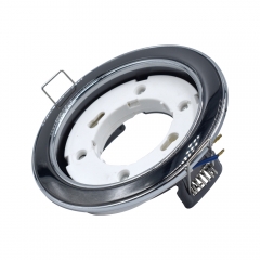 Wholesale price GX53 spot light housing silver electroplating downlight fixture reflective light fitting