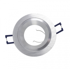 Round IP20 pure aluminum GU10 Anti-glare ceiling downlights fitting