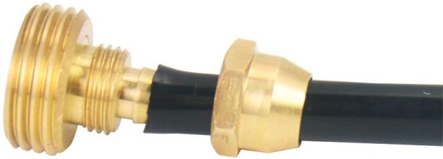 3Sets Brass 3/8" Garden Hose Mender End Repair Male Female Connectors