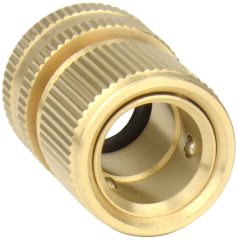 2 Sets (4 PCS) Brass Quick Hose End Connector Garden Hose Nozzle Connect Kit