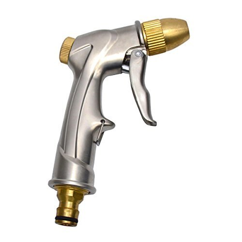 High Pressure Garden Hose Metal Brass Head Nozzle Sprayer Car Wash Gun