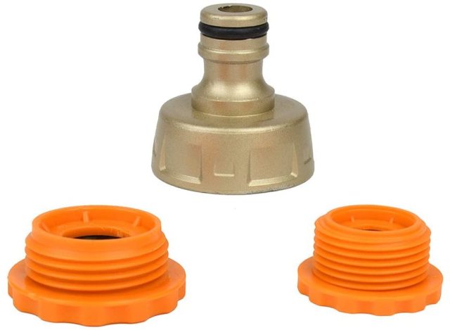 Set of 5 Metal Alloy Hose Quick Connector Starter Kit Water Garde Hose End and Faucet