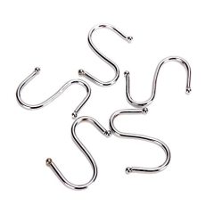 10pcs S Hooks Stainless Steel For Garden Tool Bird Nest Feeders Utensil Kitchen Hanger Hanging