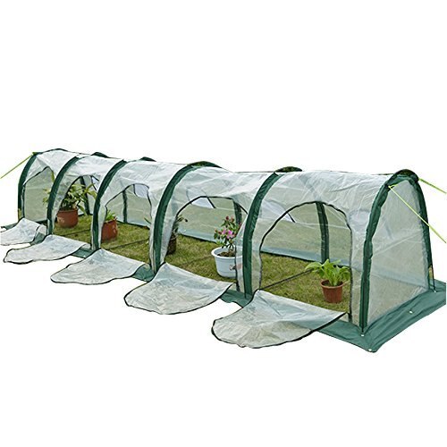 Clear Folding Greenhouse Tunnel Cover For Cold Frost Protector Gardening Plants Pot Flower Shelter 195"x39"x39"