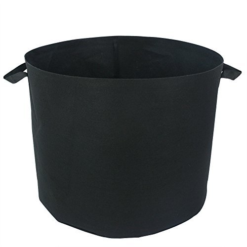 GardeningWill Non-Woven Fabric Reusable Soft-Sided Highly Breathable Grow Planter Bag With Handles