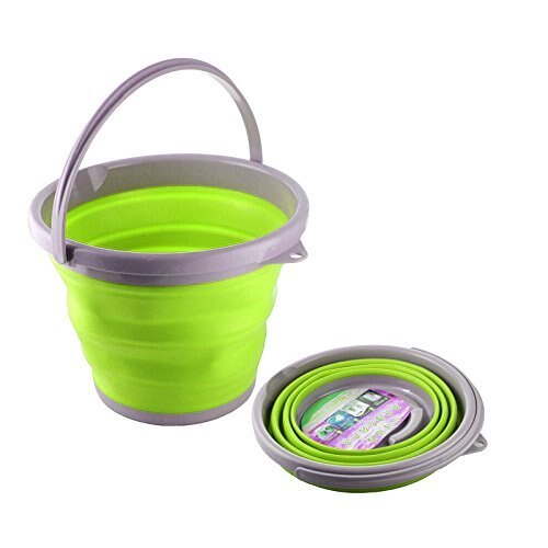 5L Thickening Folding Portable Silica Gel Bucket For Garden Outdoor Camping Fishing Hiking Car Washing
