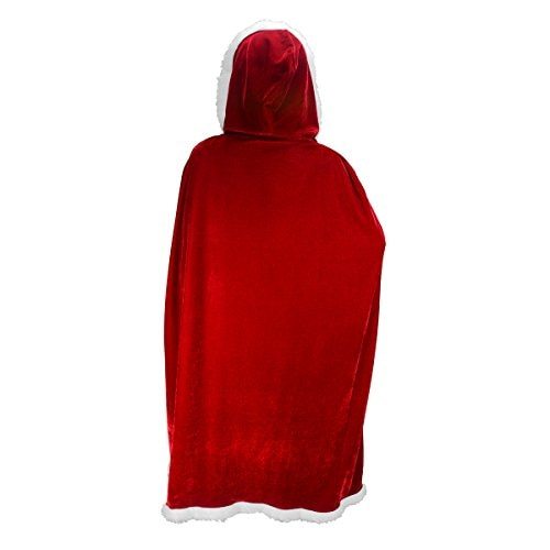 Costume Hooded Cloak Wicca Robe Medieval Witchcraft Larp Cape Halloween Xmas