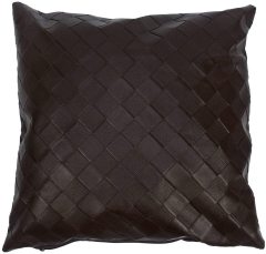 17 Inch Indoor/Outdoor PU Waterproof Grid Cushion Throw Pillow Sofa Living Home Decoration