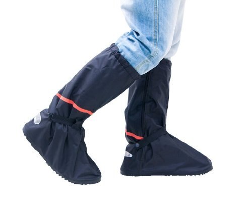 Rain Snow Zippered PVC Reusable Women Men High Boots Thicken Waterproof Rainproof Shoes Cover