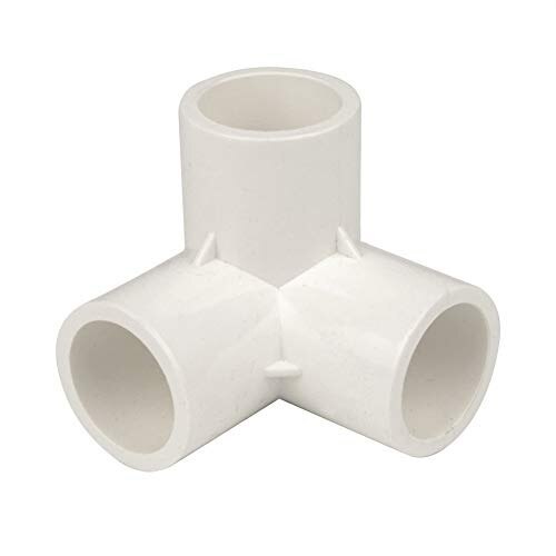 10Pcs 3 Way PVC Fitting Build Heavy Duty Greenhouse Frame Furniture Connectors