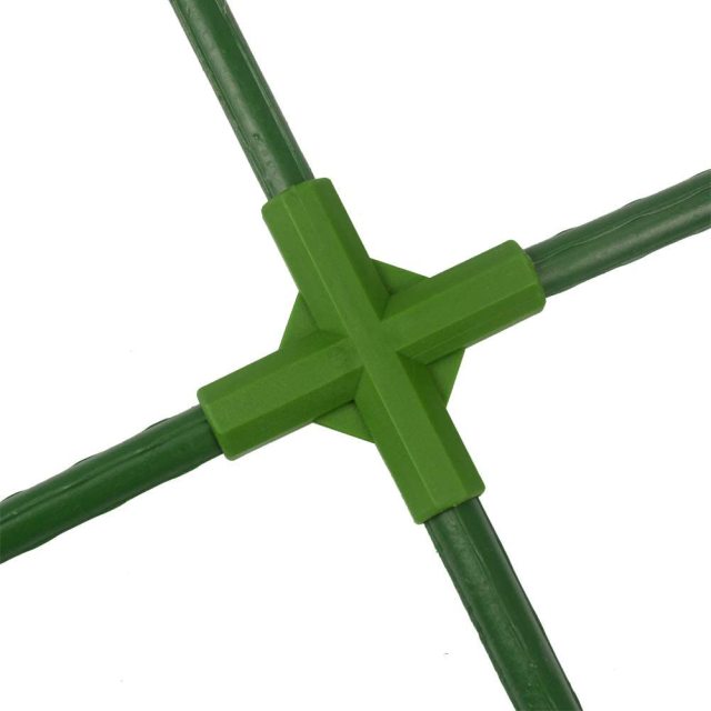 10Pcs Cross 4 Way 11mm PVC Fitting Build Heavy Duty Greenhouse Frame Furniture Connectors