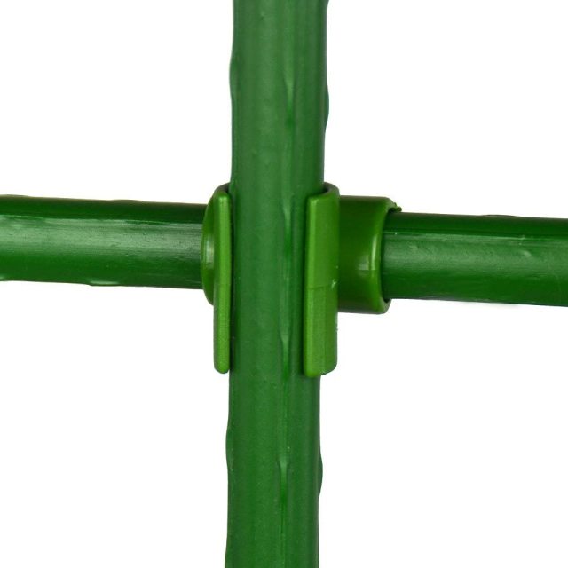 20Pcs Garden Trellis Plant Connector Cross Clip for Tomato Cage 11MM 16mm 20mm Plant Stakes