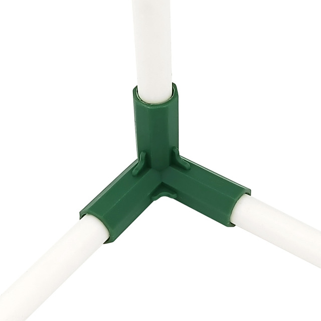 3 Way 16mm PVC Fitting Build Heavy Duty Greenhouse Frame Furniture Connectors (Pack of 12)