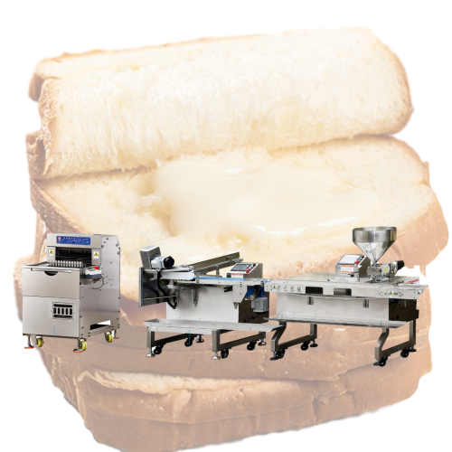 Semi-cut sandwich toast bread industrial production line for sale