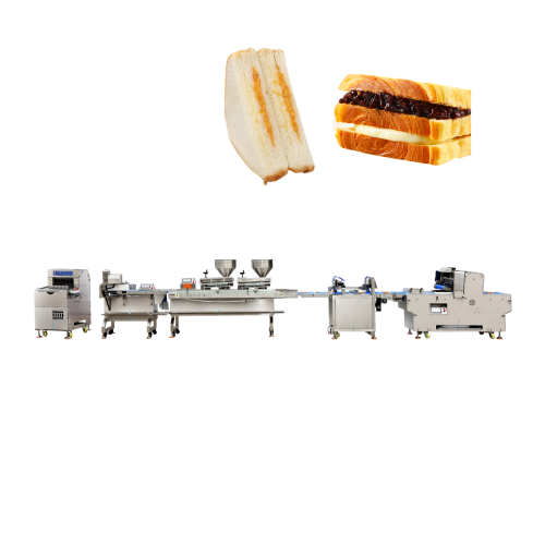 Hot sale automatic industrial toast bread 3+2 sandwich making machine production line