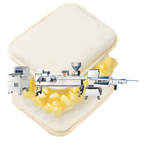 Pocket sandwich bread and semi-cut sandwich bread multifunctional production line Vietnam