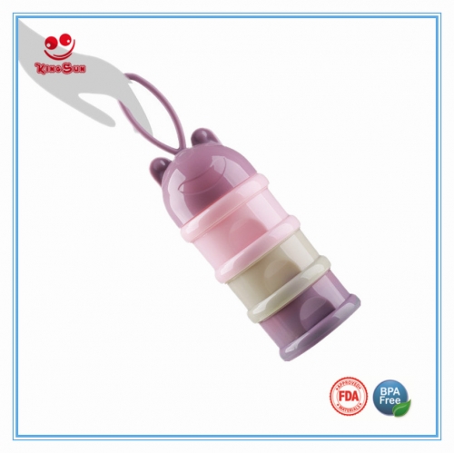 3 Layers Baby Milk Powder Dispenser with Rope