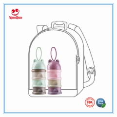 3 Layers Baby Milk Powder Dispenser with Rope