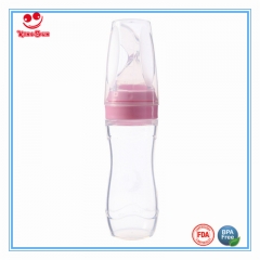 120ml Muti-functional Squeeze Silicone Spoon Feeder