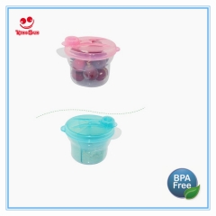 Rotation Milk Formular Cup with 3 Division Dispenser