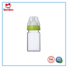 Wide Neck Borosilicate Glass Baby Bottles For Nursing Infant