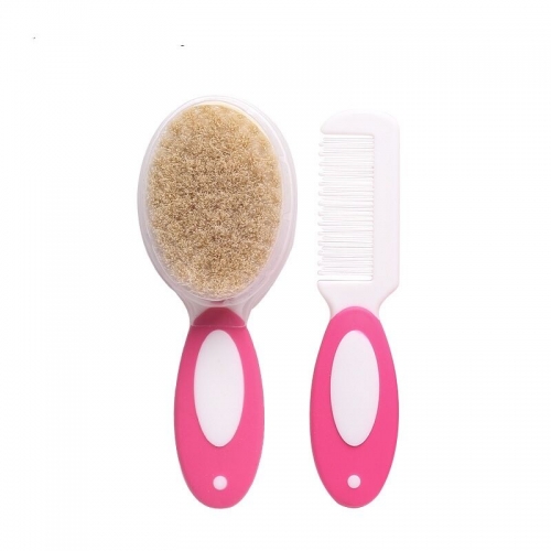 Soft Bristles Goat Hair Brush Baby Grooming Comb