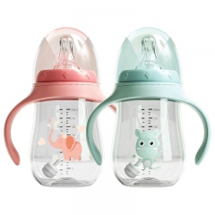 240ML Plastic Baby Bottles With Handle