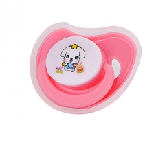 Food Grade Baby Pacifier with Chain Clips