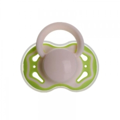 Double Colors Silicone Nipple Pacifier for Newborn Baby