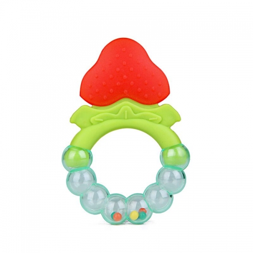 Fruit Design Silicone Baby Rattle Toy Helping Baby′s Teething