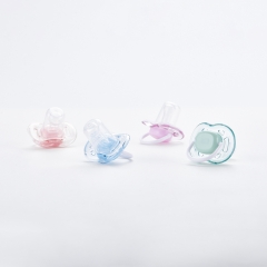 Silicone Baby Pacifier Dummy with Transperant Shield