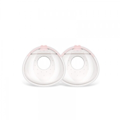 New Food Grade 2pcs Silicone Breast Milk Collector Shells With Belt