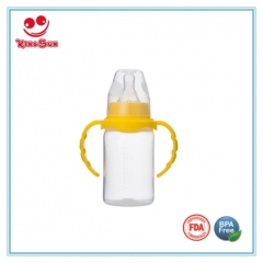 120ml/240ml Straight Standard Neck Baby Bottle With Handle