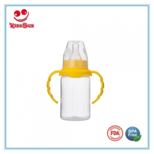 120ml/240ml Straight Standard Neck Baby Bottle With Handle