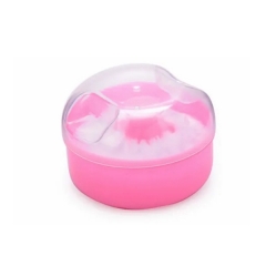 BPA Free Plastic Baby Powder Puff Container