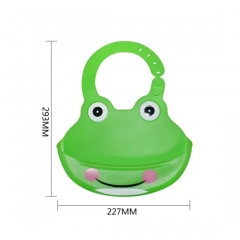 Dummy Frog Baby Care Waterproof Silicone Bib