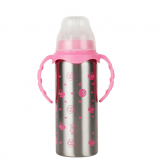 240ml Stainless Steel Double Wall Vacuum Thermos Baby Bottle