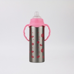 3 in 1 Insulated Stainless Steel Baby Feeding Bottle 180ml/240ml