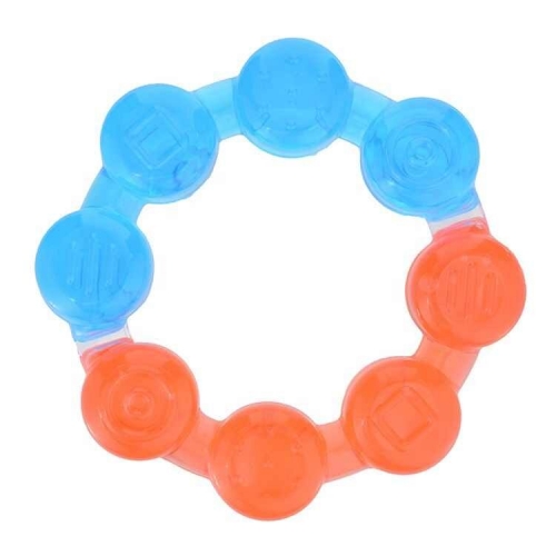 Muti-colors water filled baby teether