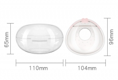 New Food Grade 2pcs Silicone Breast Milk Collector Shells With Belt