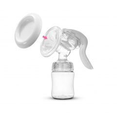Advanced Manual Breast Pump with Wide Neck Bottle