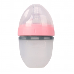 5oz Natural Silicone Feeding Bottle with Handles