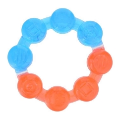 EVA Two Colors Water Teether For Baby Chewing