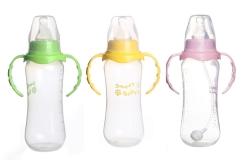 2oz/5oz/8oz Standard Neck PP Baby Bottle With Handle