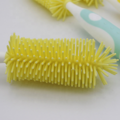 2 in 1 Standable Silicone Baby Bottles Cleaning Brushes